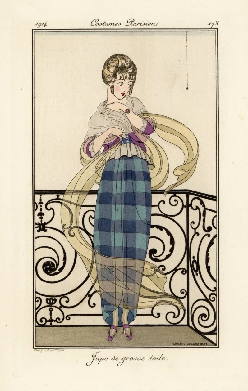 Jupe de grosse toile